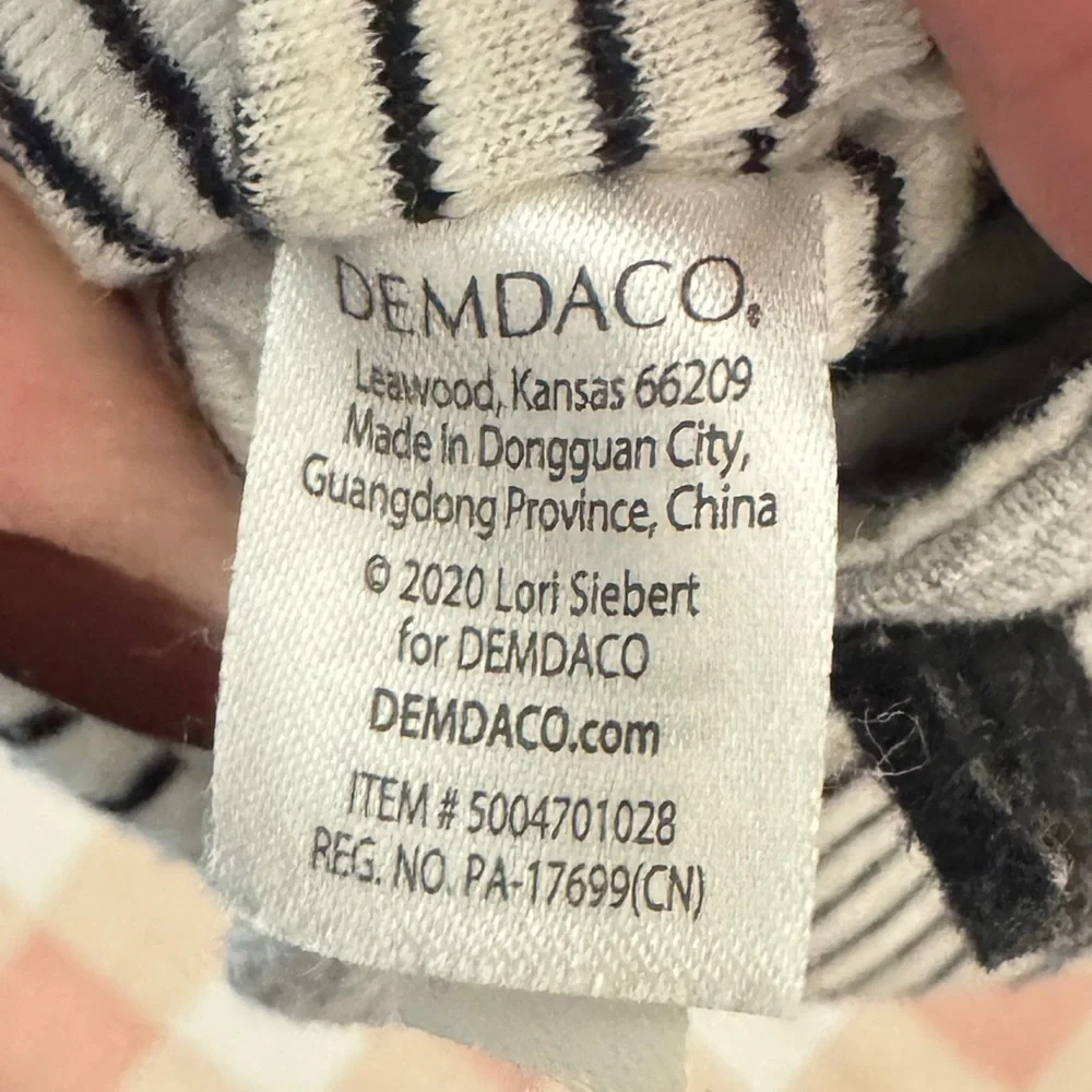 Zebra Demdaco Soft Baby Booties